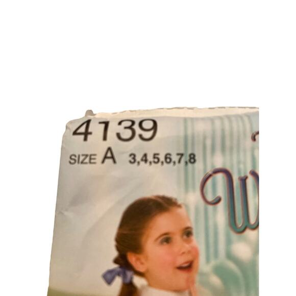 Sewing Pattern Simplicity 4139 Child's Dorothy Glenda Wicked Witch Size 3-8 - Picture 2 of 5